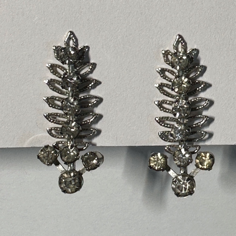 VTG Rhinestone earrings bundle 2 for $25 offer